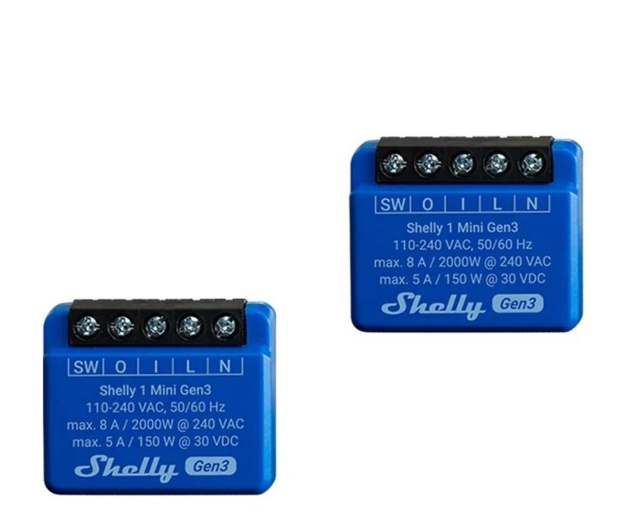 Shelly Zestaw 2 Sterowników 1 Mini Gen3 - 1305776 - zdjęcie
